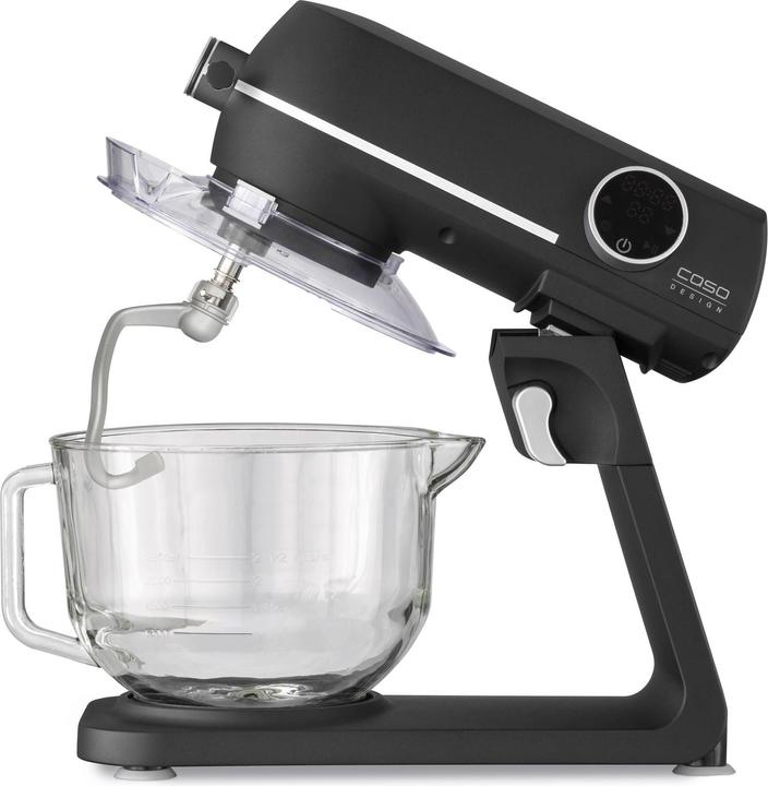 Immagine prodotto Caso Robot da cucina Design KM1800 Nero G, ciotola in vetro da 4,5 litri, 1800 watt (1800 W)