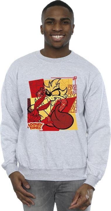 Image du produit Looney Tunes - Sweat TAZ BUGS RABBIT NEW YEAR - Homme (S)