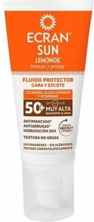 Image du produit Ecran SUN LEMONOIL CARA & ESCOTE SPF50+ fluido solar 50 ml (Spray solaire, SPF 50, 50 ml)