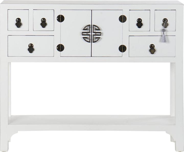 Produktbild DKD Home Decor Console White Silver Fir MDF Wood (95 x 24 x 79 cm)