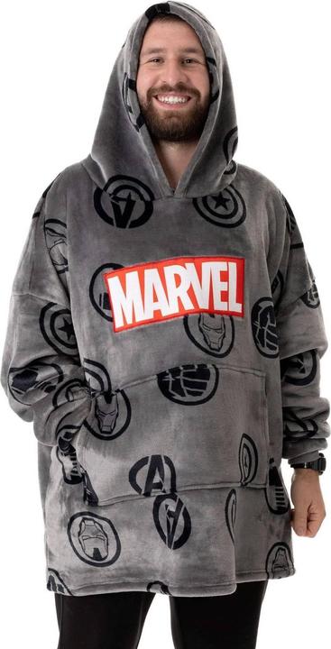 Actual product image Hasbro Mens Logo Blanket Hoodie (One size)