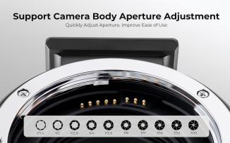 Image du produit K&F Concept Bague d'adaptation d'objectif autofocus électronique pour objectif Canon EF/EF-S à monture Sony E