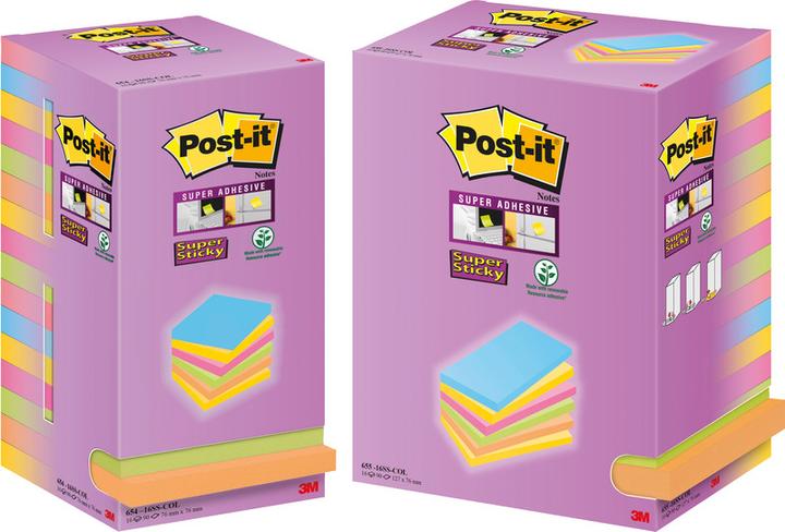 Actual product image Post-it Super Sticky (127 x 76 mm)