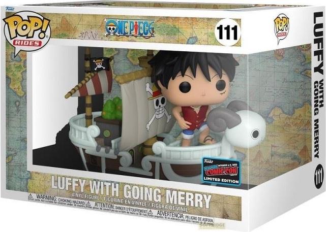 Image du produit Funko POP! Rides Animation One Piece Luffy With Going Merry Edition Limitée Fall Convention 2022