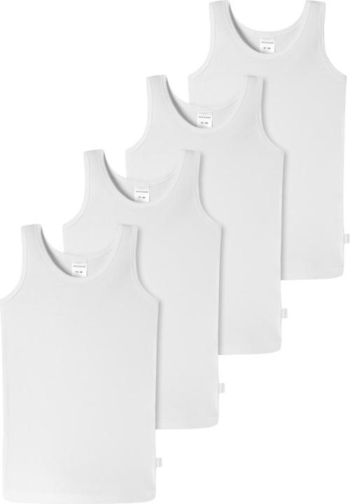 Immagine prodotto Schiesser Confezione da 4 maglie per bambini e bambine in cotone organico 95/5 (140)