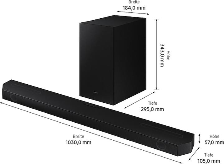 Actual product image Samsung HW-Q610B/ZG (360 W, 3.1.2 Channel)