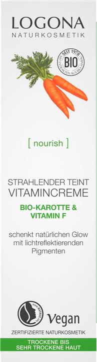 Produktbild Logona Gesichtscrème Strahlender Teint Vitamincrème 30 ml (30 ml)
