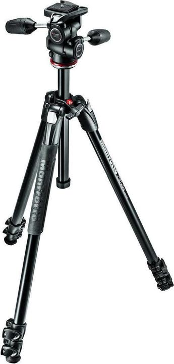 Image du produit Manfrotto 290 Xtra 3 sections avec tête panoramique à 3 voies (Métal)