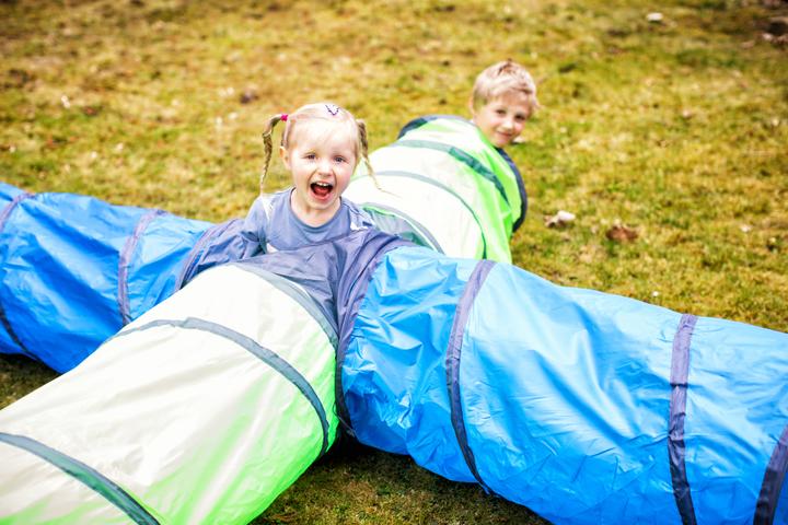 Produktbild Knorrtoys Spieltunnel Circle - "Green-blue"