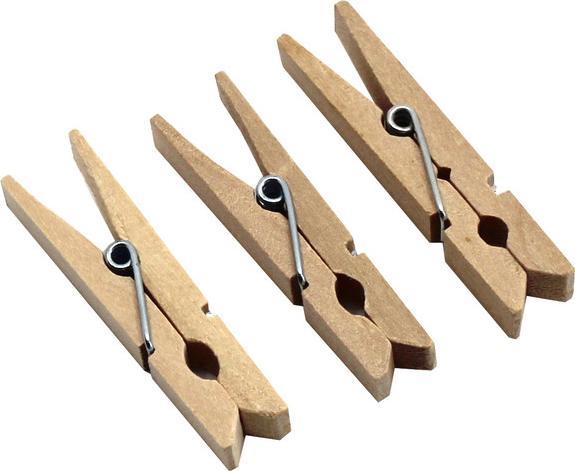 Produktbild Artoz Klammern natur Holzklammern gross 73x10mm (12 x)