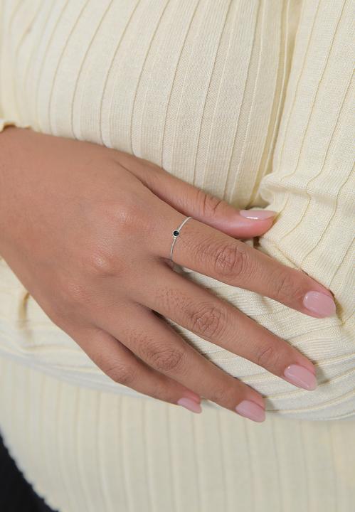Produktbild Elli Ring Stapelring Basic Kristalle 925 Silber (50, 925 Silber)