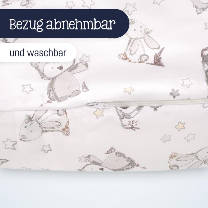 Actual product image Julius Zöllner Bunny and owl nursing cushion (76 cm)