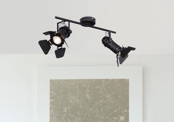 Actual product image Globo Spotlight Egon black 2xGU10 (GU10)