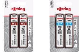 Produktbild Rotring Feinmine 2 Dosen Feinminen 0,7 HB (0.70 mm, HB)