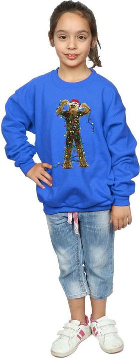 Immagine prodotto Star Wars Chewbacca Christmas Lights Felpa Ragazze (152, 158)