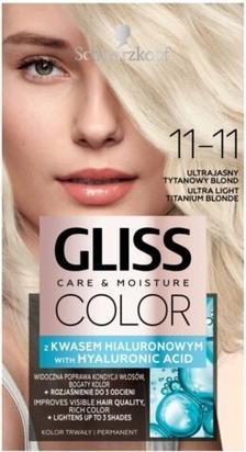 Produktbild Schwarzkopf Gliss Color Care & Moisture Permanent Hair Dye 11-11 Ultra Light Titaniumonde