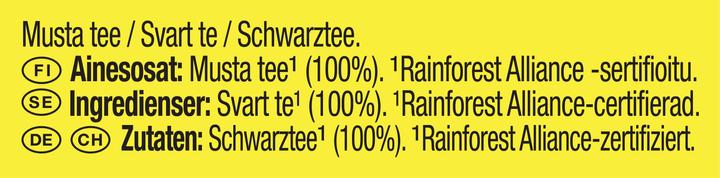 Nährwerte und Zutaten Lipton Yellow Label 12x 40g KT (40 g)