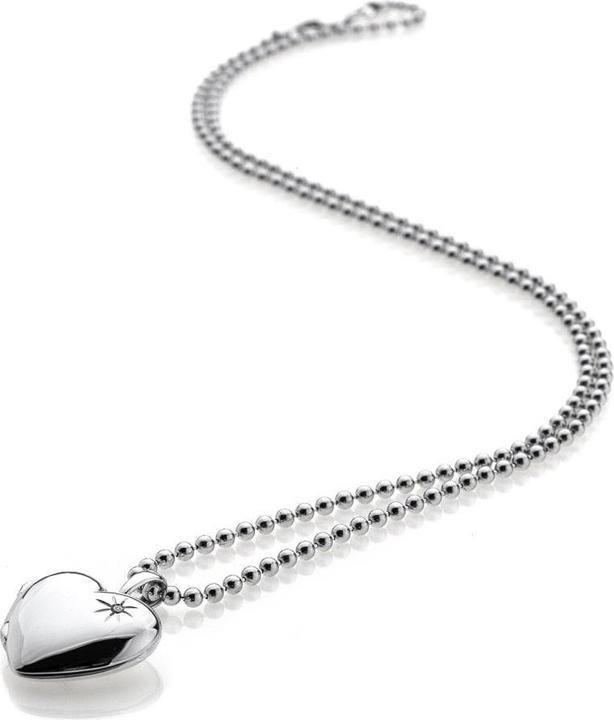Produktbild Hot Diamonds Herz Memories Medaillon (Silber 925, 45 cm)