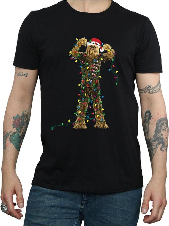 Image du produit Star Wars - T-shirt CHEWBACCA CHRISTMAS LIGHTS - Homme (3XL)