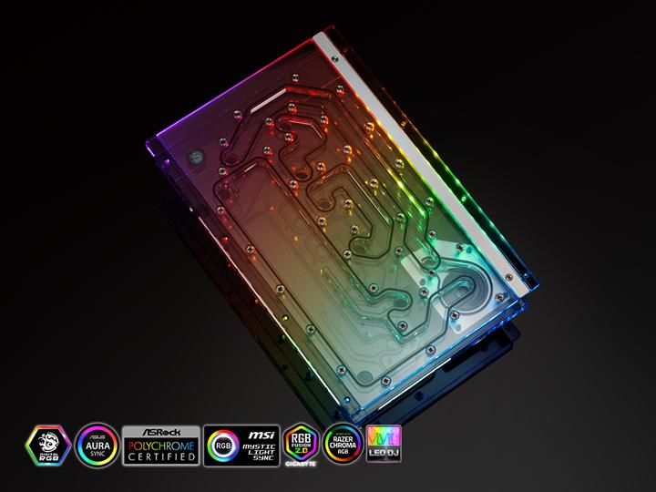 Produktbild Bitspower Sedna O11DS Distroplate für LIAN LI O11 Dynamic Mini, ARGB