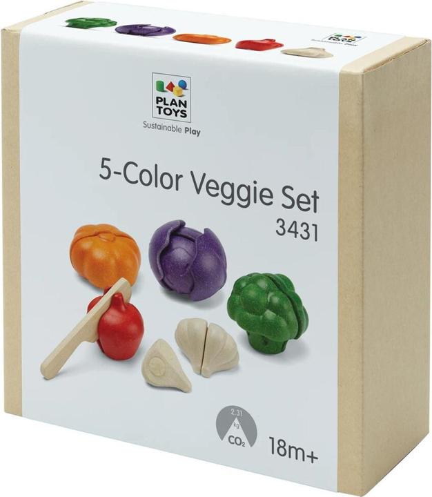 Immagine prodotto Plantoys Set di verdure a 5 colori