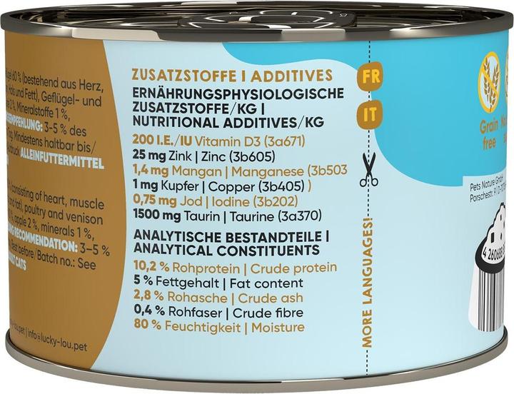 Image du produit Lucky Lou Nourriture humide pour chats (Adulte, 1 pcs, 241 g)