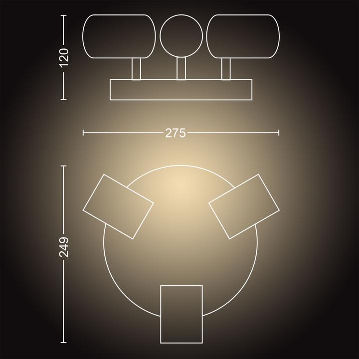 Actual product image Philips Hue Adore Basis BT (1050 lm, GU10)