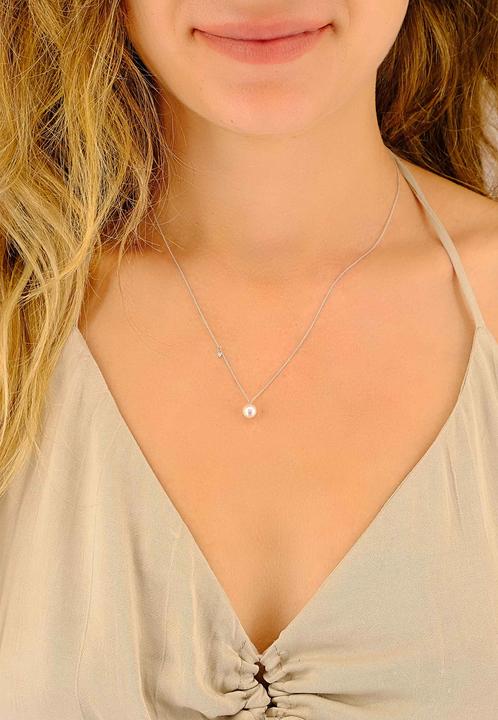 Produktbild Muau Collier (750/18K Weissgold, 45 cm)