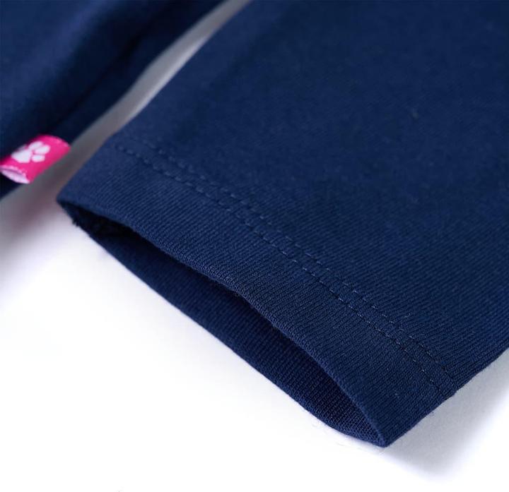 Immagine prodotto VidaXL Camicia da bambino a maniche lunghe blu navy 116,Materiale: 95 % cotone (116)