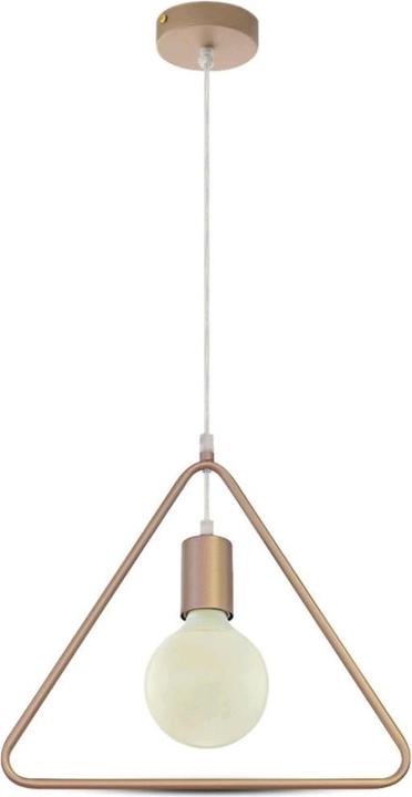 Immagine prodotto V-TAC VT7321CG Lampada a sospensione geometrica Oro Champagne Triangolo singolo (E27)