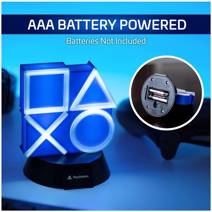Actual product image Paladone Products PlayStation icons lempa