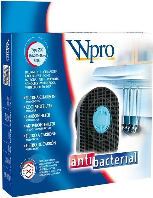 WPRO DKF42 antibacterial activated charcoal filter, 481281718522 - CHF200/1 - 484000008577