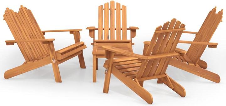 Produktbild VidaXL 5-tlg. Garten-Lounge-Set Adirondack Massivholz Akazie