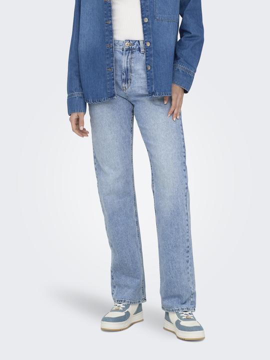 Image du produit Only ONLBILLIE Taille haute Coupe droite Jeans Straight-Fit jeans (W29/L34)