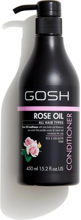 Copenhagen GOSH Hair Conditioner 450 ml Rose Oil Frauen Professionelle Haarspülung (450 ml)