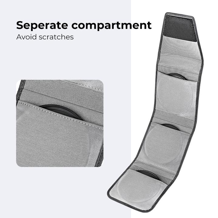 Actual product image K&F Concept Case For Filter Set 37-62 mm (Obective filter holder, 62 mm)