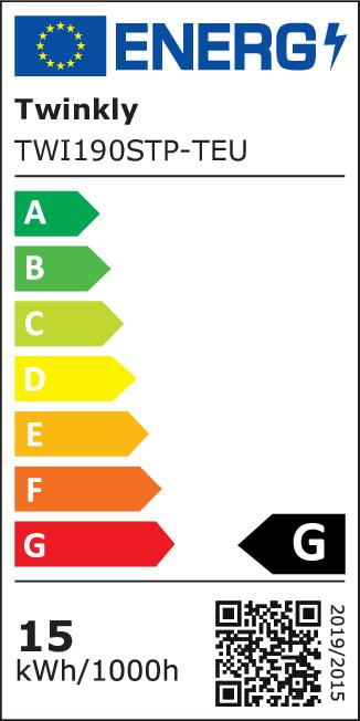 Energy Label Twinkly icicles (5 m)