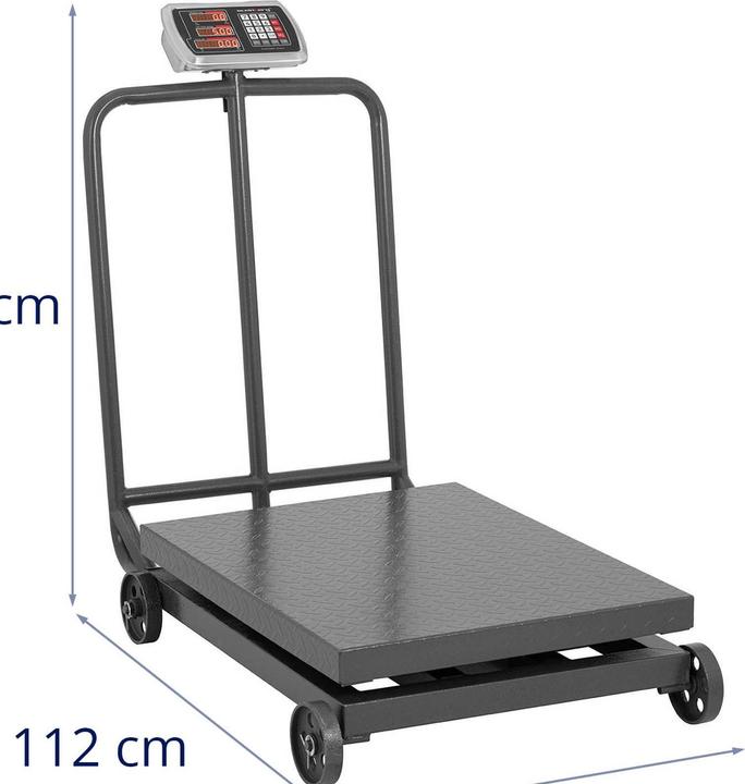 Produktbild Steinberg Plattformwaage Industriewaage Digitalwaage rollbare Paketwaage 2 - 1000 kg Waage