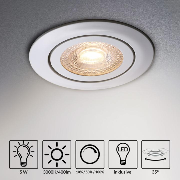 Immagine prodotto Monzana 6 luci da incasso a LED (400 lm)