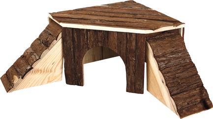 Karlie Wonderland natural wood house with ladder
