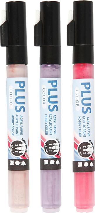 Image du produit Creativ Company Marqueur acrylique (Lila, Pink, Rose, 2 mm, 3 x)