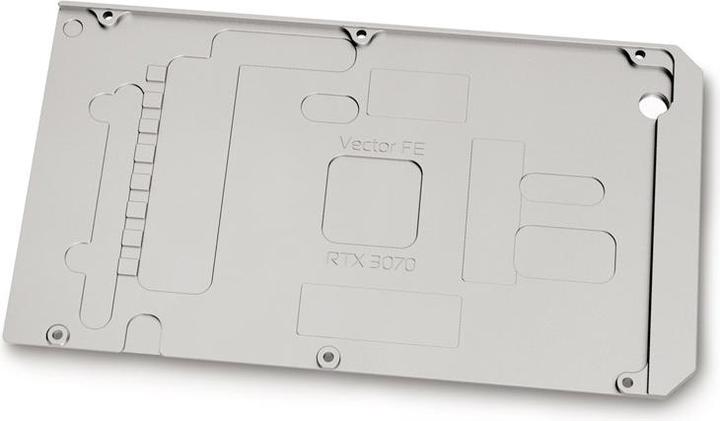 Actual product image EKWB EK Quantum Vector FE RTX 3070 Backplate - Nickel