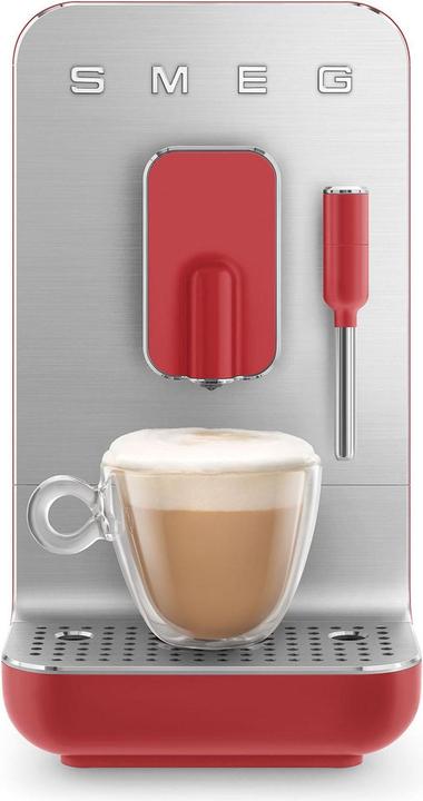 Actual product image Smeg Fully Automatic Coffee Machine 50's Style red