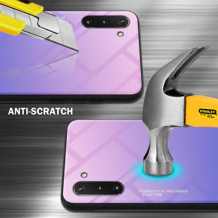 Productafbeelding Cadorabo TPU 2 kleuren glasdekking (Samsung Galaxy Note 10)