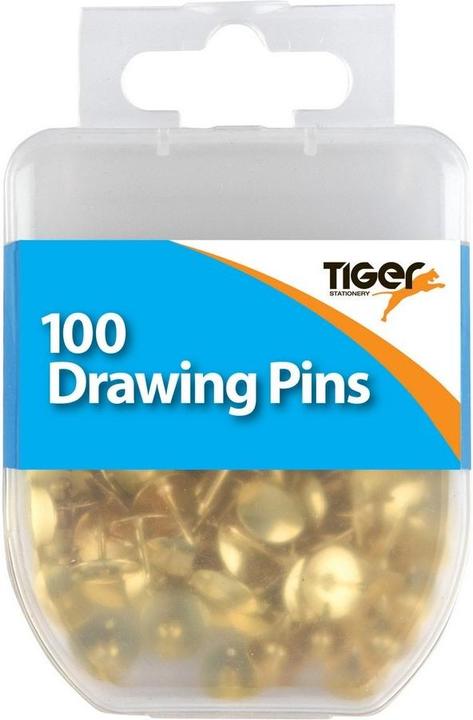 Image du produit Tiger Stationery Punaises Essentials (paquet de 100)