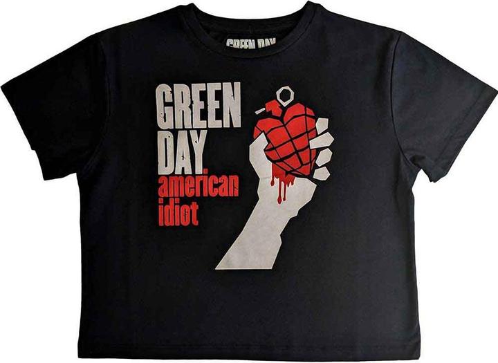 Green Day American Idiot Crop Top (Girlie)