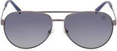 Timberland Polarisierte Herren-Sonnenbrille Silber
