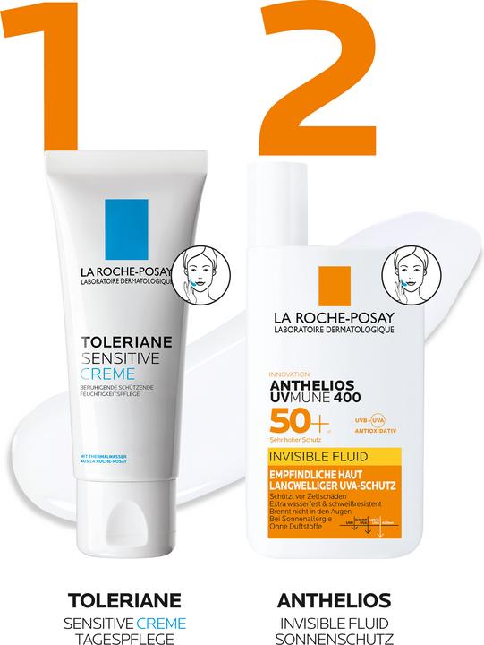 Image du produit La Roche Posay Anthelios UVmune 400 (Crème solaire visage, SPF 50+, 50 ml, 49 g)