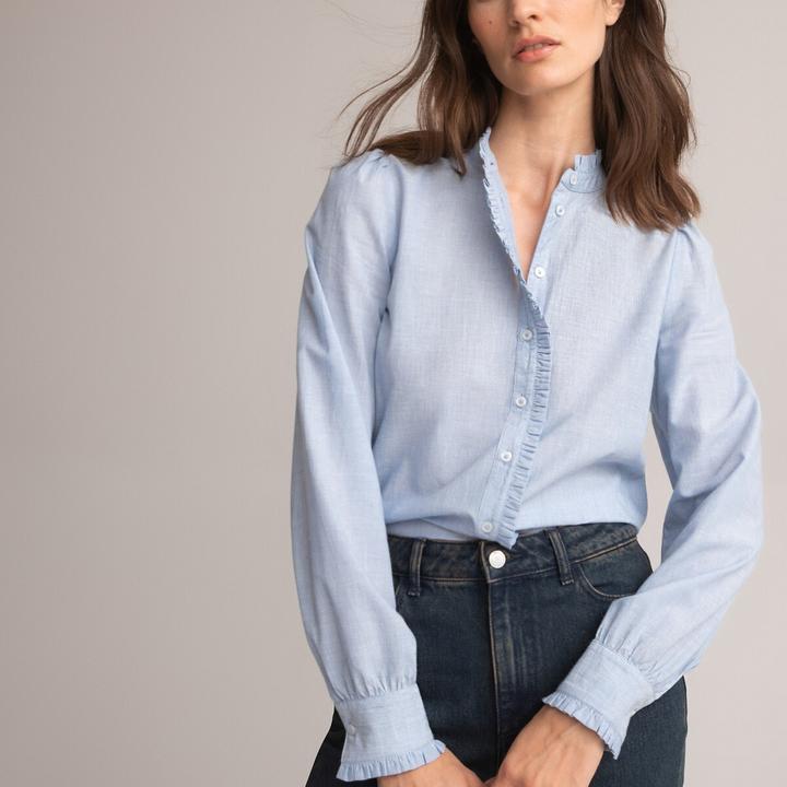 Image du produit La Redoute Collections Blouse à manches longues (42)