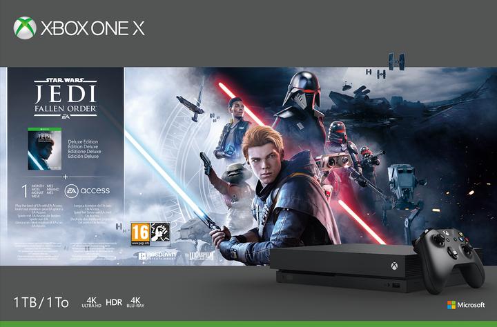 Produktbild Microsoft Xbox One X - Star Wars: Jedi Fallen Order Bundle